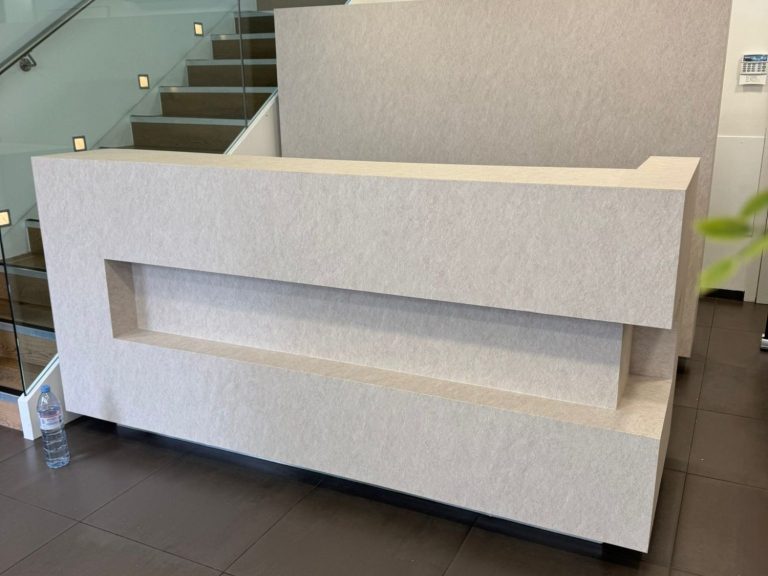 Architectural Wrapping | The Vinyl Bay Architectural desk wrap| London